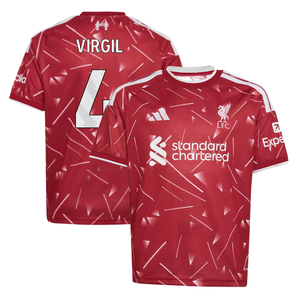 Maillot Liverpool adidas Domicile 26/27 - Enfant avec flocage Virgil 4