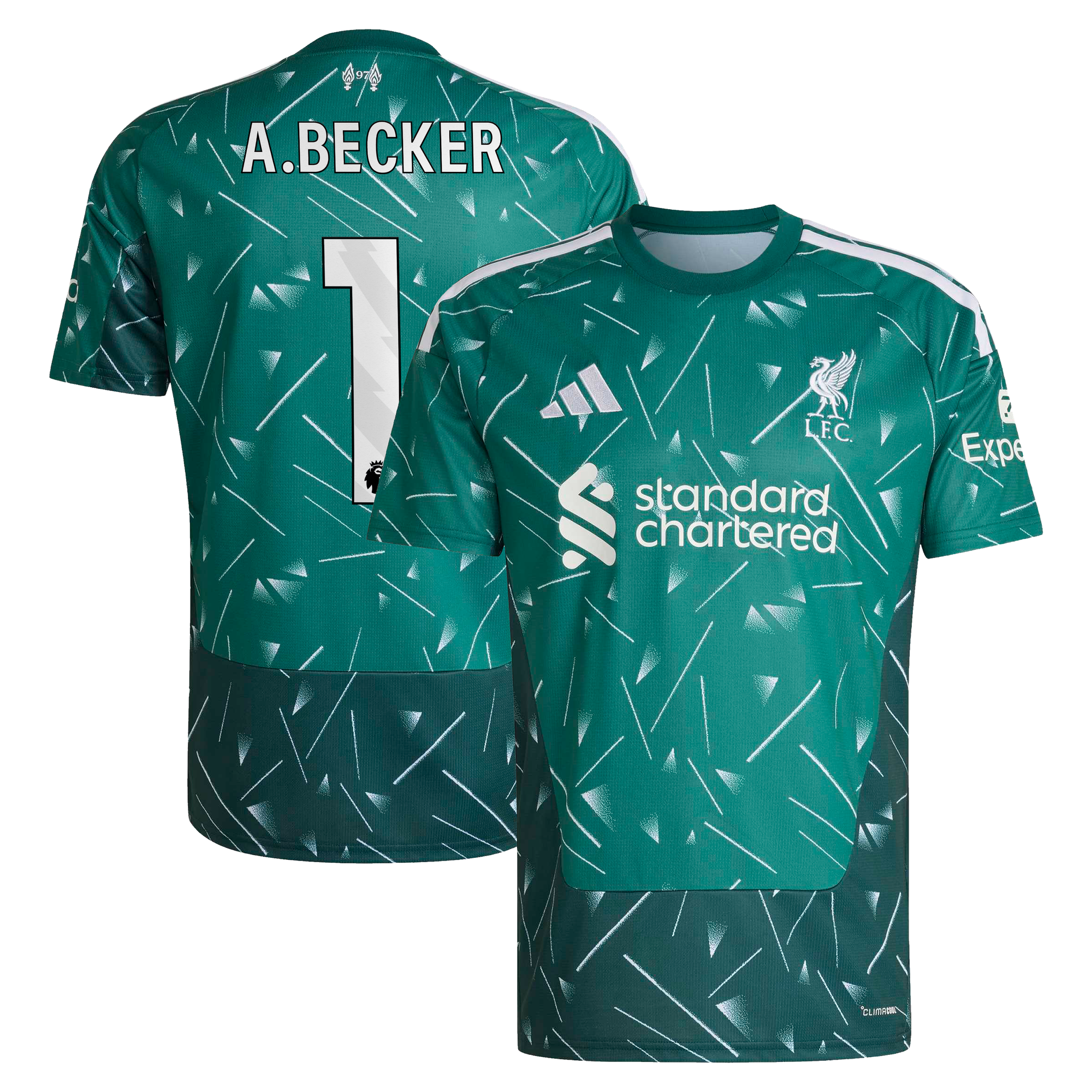 Maillot de gardien de but domicile adidas Liverpool 2026-27 - Manches longues avec flocage A.Becker 1