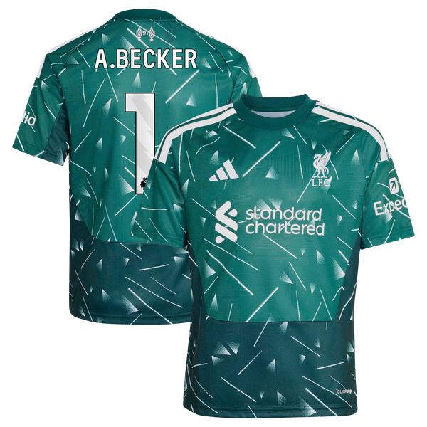 Maillot de gardien de but domicile adidas Liverpool 2026-27 - Enfants - Manches longues avec flocage A.Becker 1