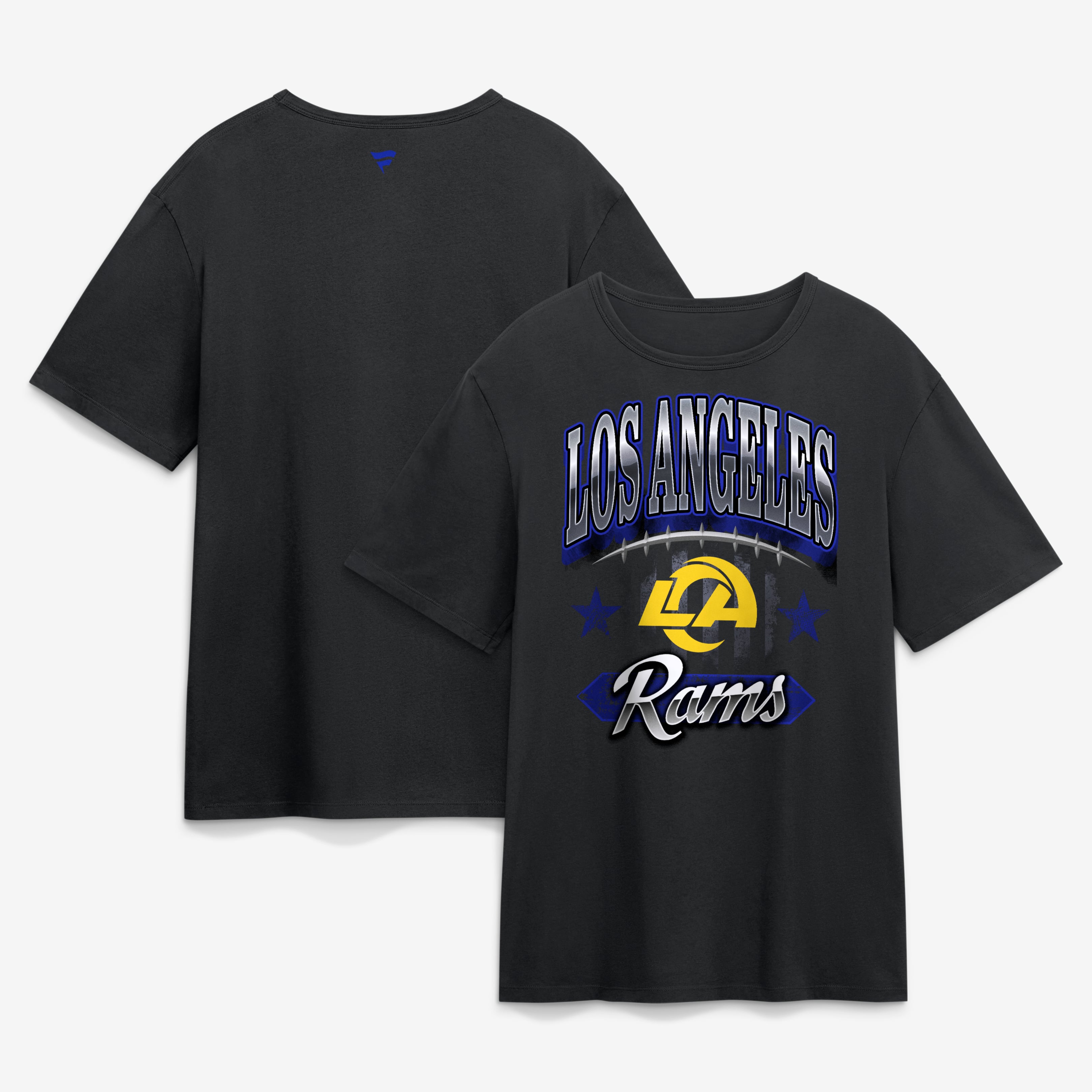 Men's Black Los Angeles Rams Americana T-Shirt