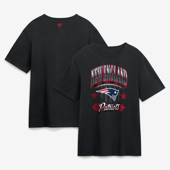Men's Black New England Patriots Americana T-Shirt