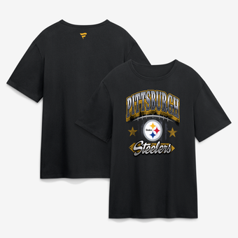Men's Black Pittsburgh Steelers Americana T-Shirt