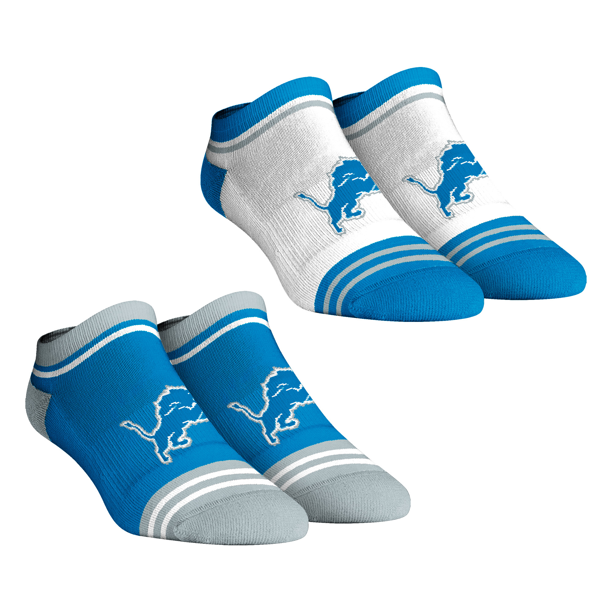 Unisex Rock Em Detroit Lions Team Color Low-Cut Ankle Socks