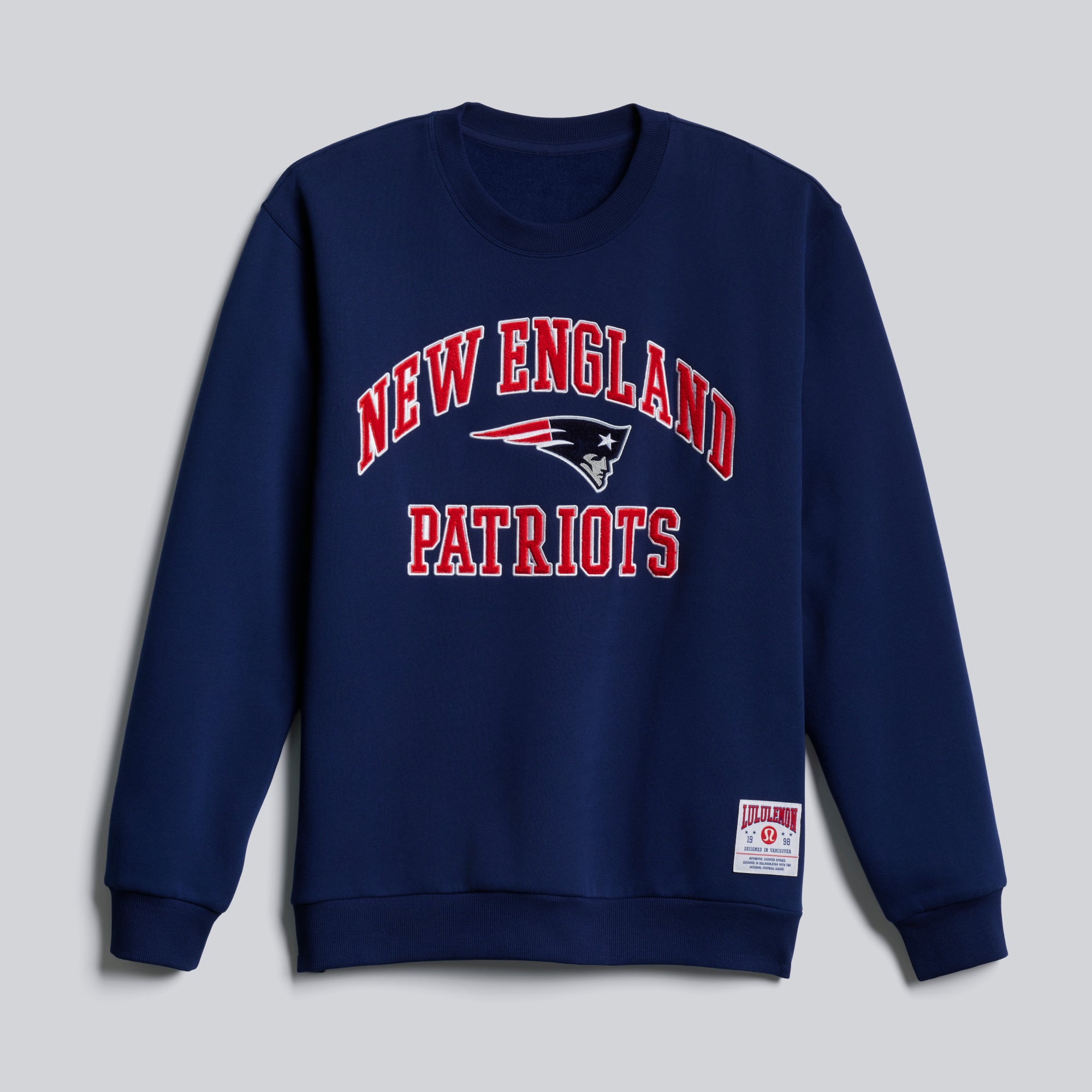 Men's lululemon  Midnight Shadow New England Patriots Graphic Steady State Sweatshirt
