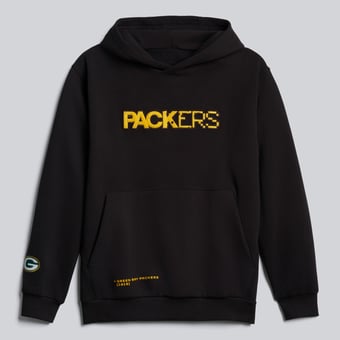 Men's lululemon  Black Green Bay Packers Steady State Hoodie