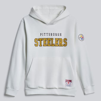 Men's lululemon White Pittsburgh Steelers Steady State Pullover Hoodie
