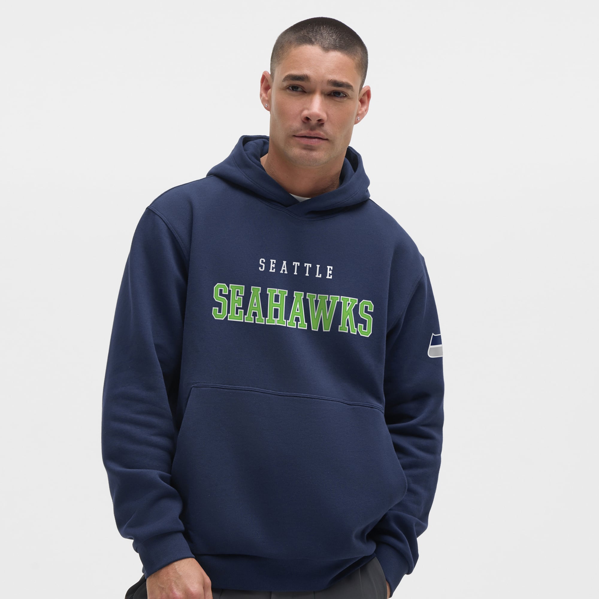 Sweat à capuche Steady State Midnight Shadow Seattle Seahawks pour homme de lululemon