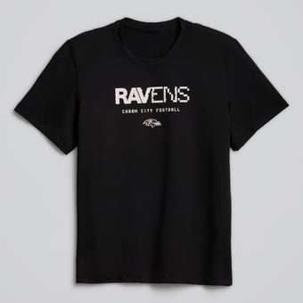 Men's lululemon Black Baltimore Ravens Soft Jersey T-Shirt