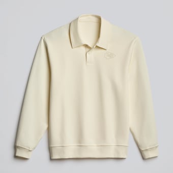 Men's lululemon  Coconut Ivory Kansas City Chiefs Grand Standard Long Sleeve Polo