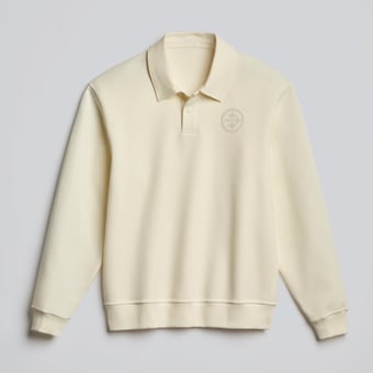 Men's lululemon  Coconut Ivory Pittsburgh Steelers Grand Standard Long Sleeve Polo