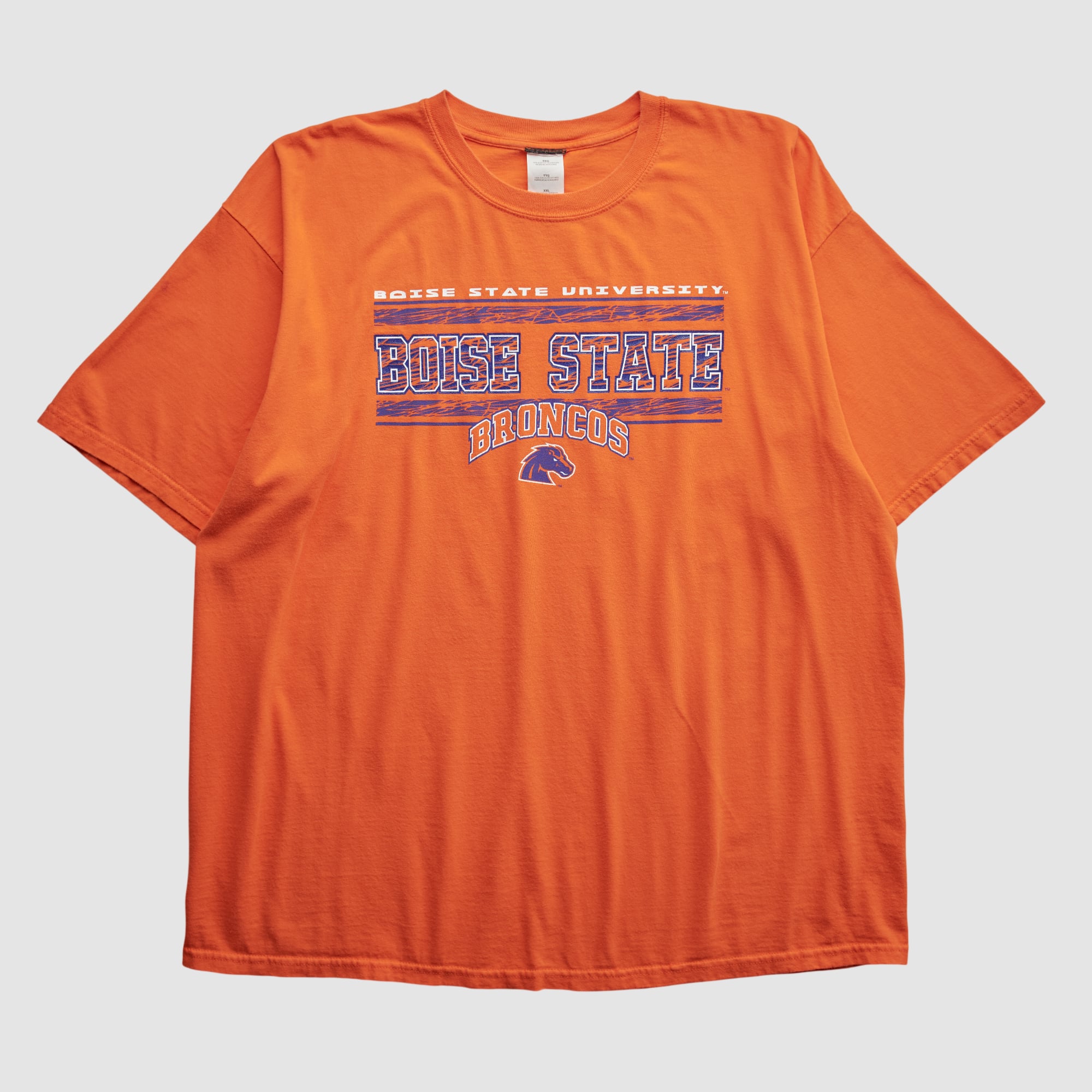 Boise State Broncos 2000s T-shirt - Orange - 2XL by Fanatics Real Vintage
