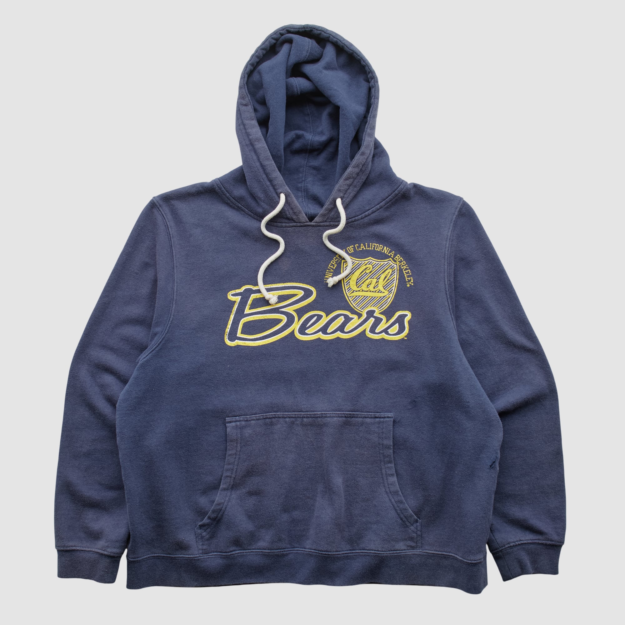 Cal Bears Russell 2000s Hooded Pullover Sweatshirt - Navy - XS by Fanatics Real Vintage