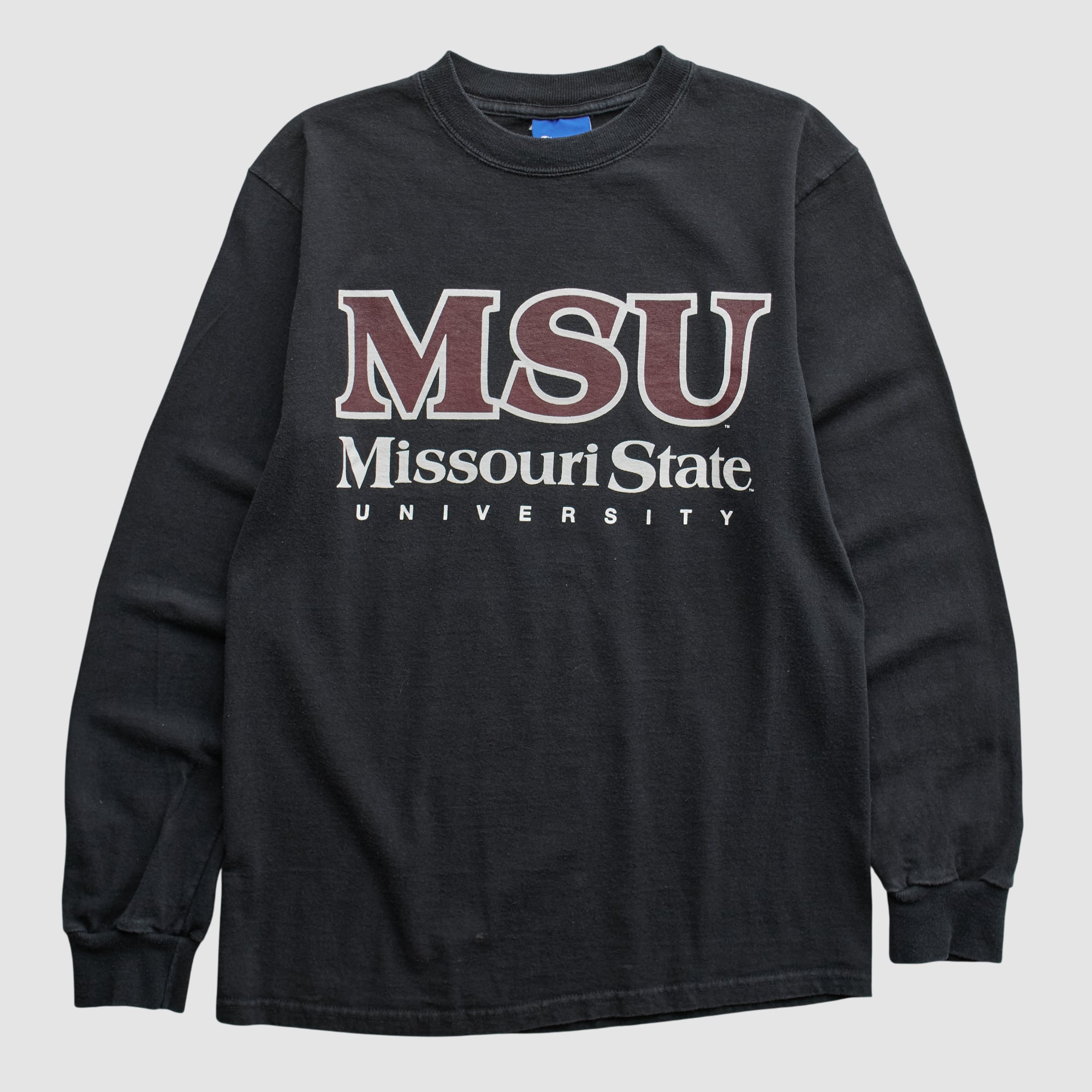 Missouri State University Bears Champion 2000s Long Sleeve T-shirt - Black - S by Fanatics Real Vintage