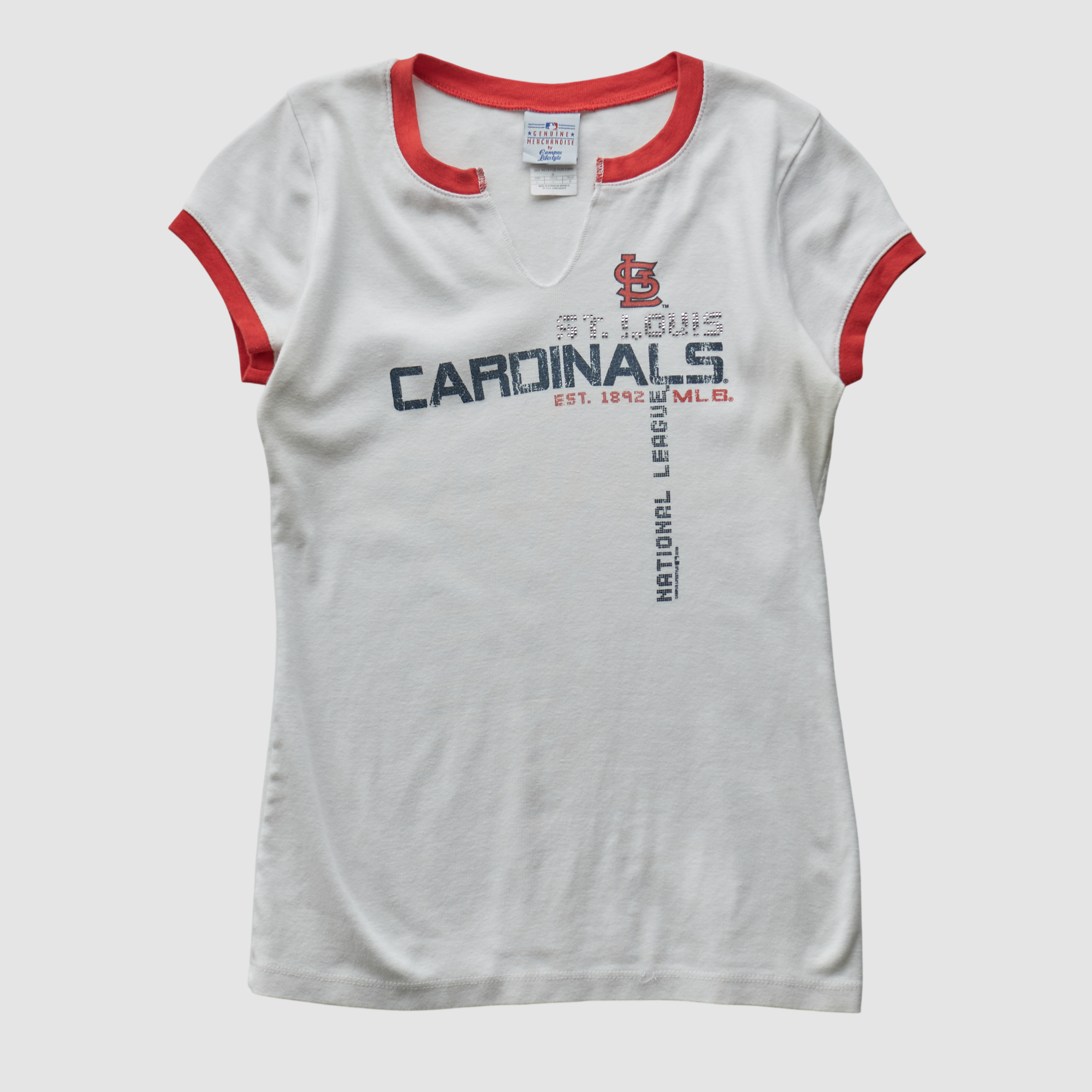 St. Louis Cardinals Genuine Merchandise 2000s T-shirt – White – S by Fanatics Real Vintage St. Louis Cardinals Genuine Merchandise 2000s T-shirt – White – S by Fanatics Real Vintage