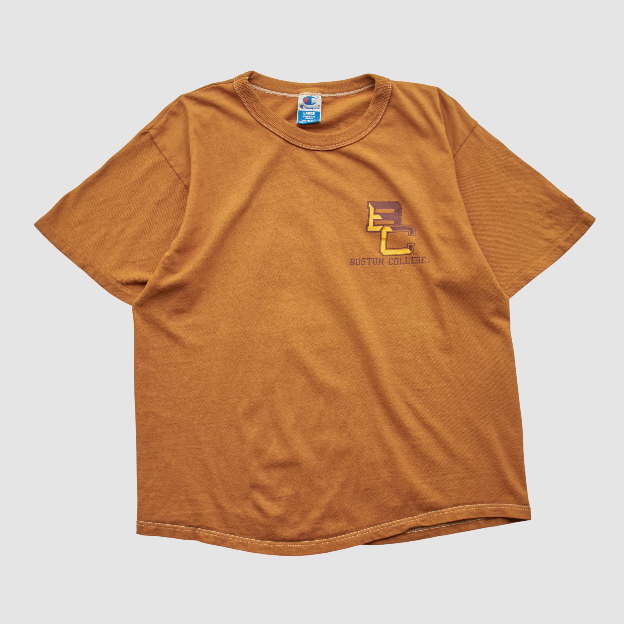 Boston College Eagles Champion 90s T-shirt - Clay - S by Fanatics Real Vintage