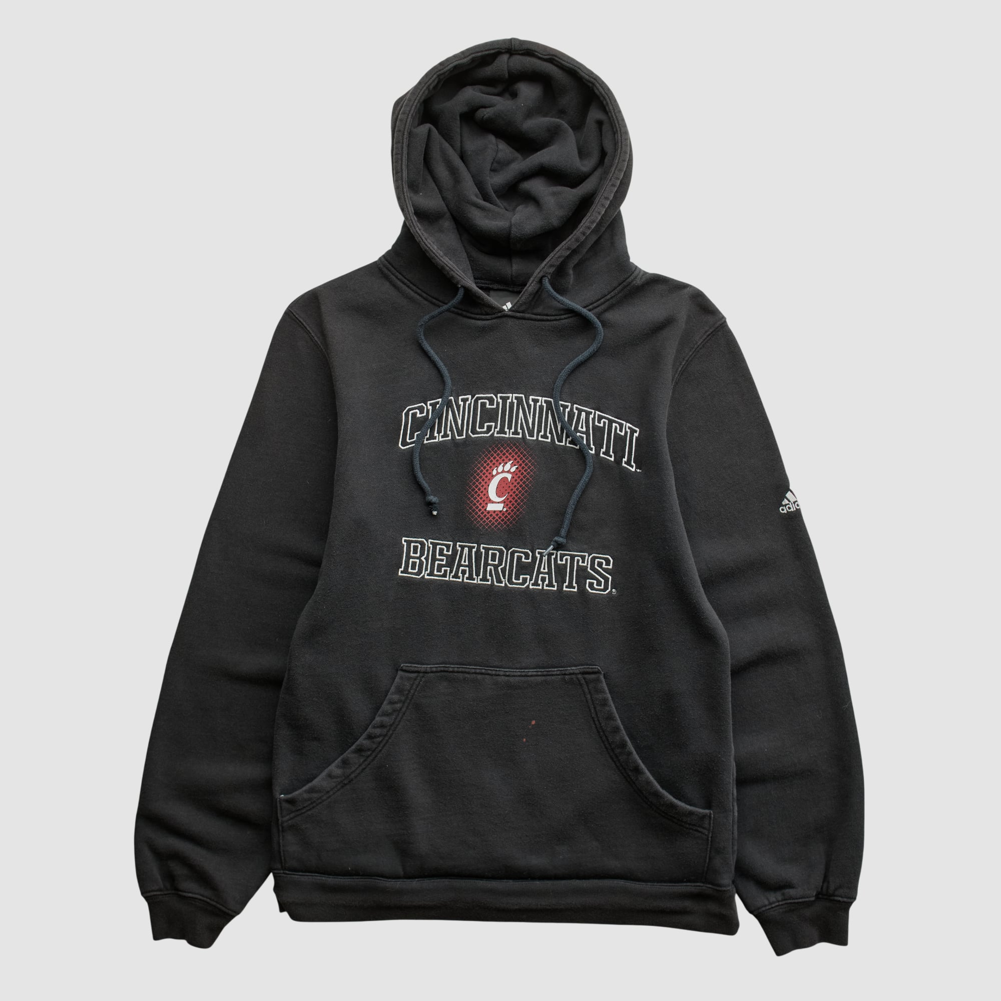 Cincinnati Bearcats Adidas 2010s Hooded Pullover Sweatshirt - Black - XS by Fanatics Real Vintage