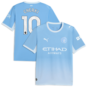 Maillot Domicile Manchester City PUMA 26/27 avec flocage Cherki 10, vue 2