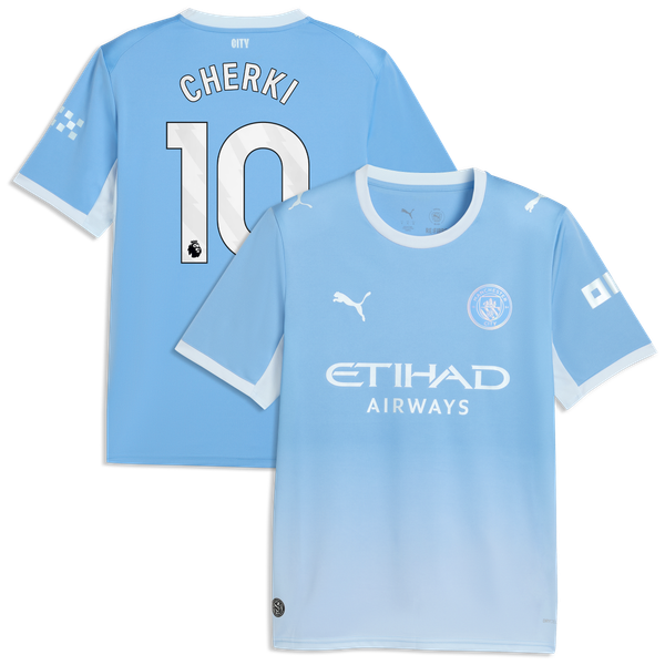 Maillot Domicile Manchester City PUMA 26/27 avec flocage Cherki 10