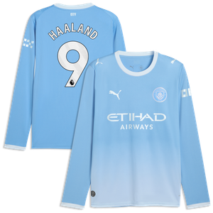 Maillot Domicile Manchester City PUMA 26/27 - Manches longues avec flocage Haaland 9, vue 2