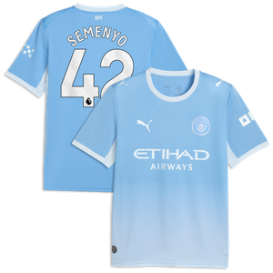 Maillot Domicile Manchester City PUMA 26/27 avec flocage Semenyo 42, vue 1