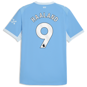 Maillot Domicile Authentic Manchester City PUMA 26/27 avec flocage Haaland 9, vue 4