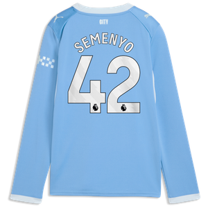 Maillot Domicile Manchester City PUMA 26/27 - Manches longues - Enfant avec flocage Semenyo 42, vue 4