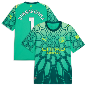 Maillot Gardien Manchester City PUMA 26/27 avec flocage Donnarumma 1, vue 1