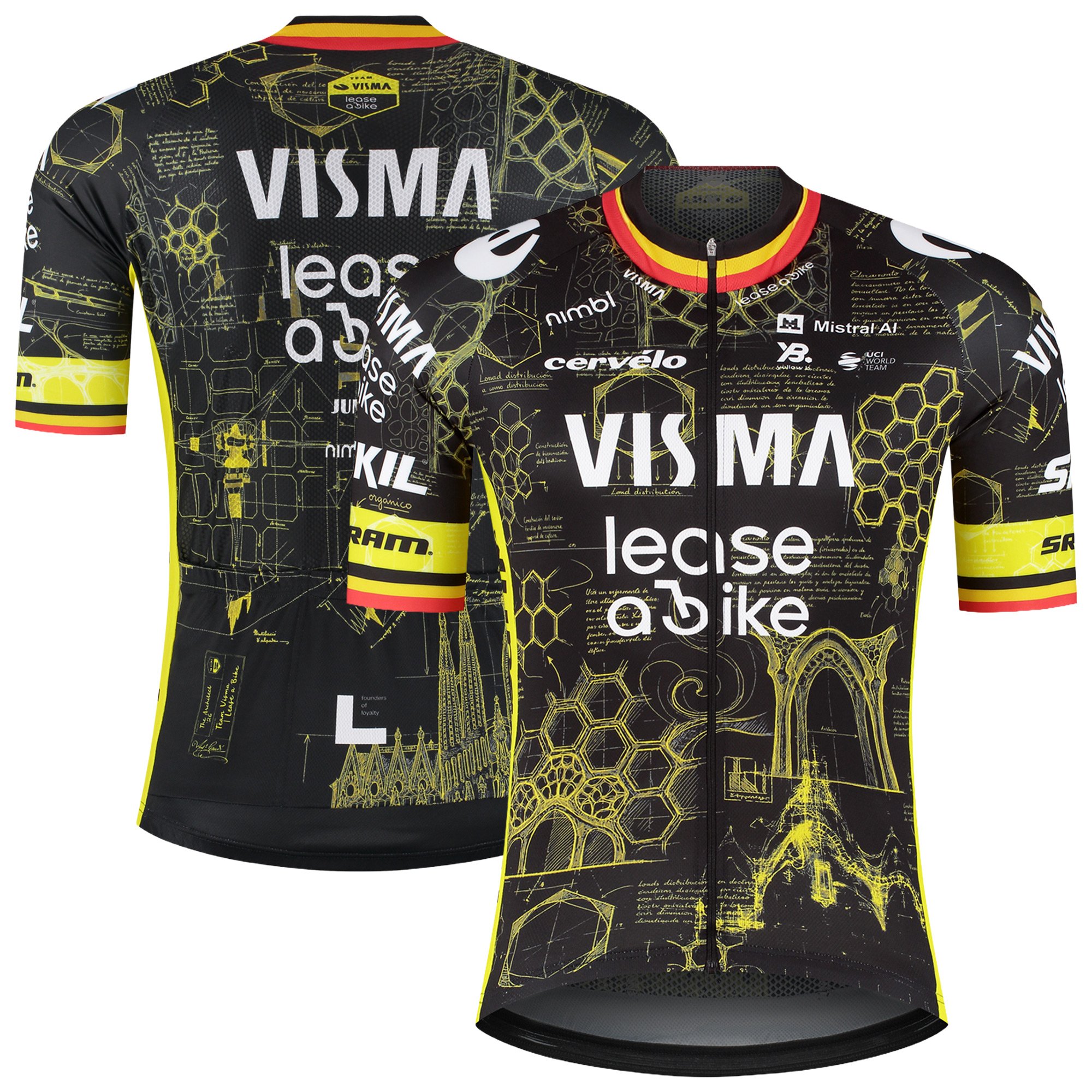 Maglia replica del Team Lease A Bike 2026 per il Tour de France