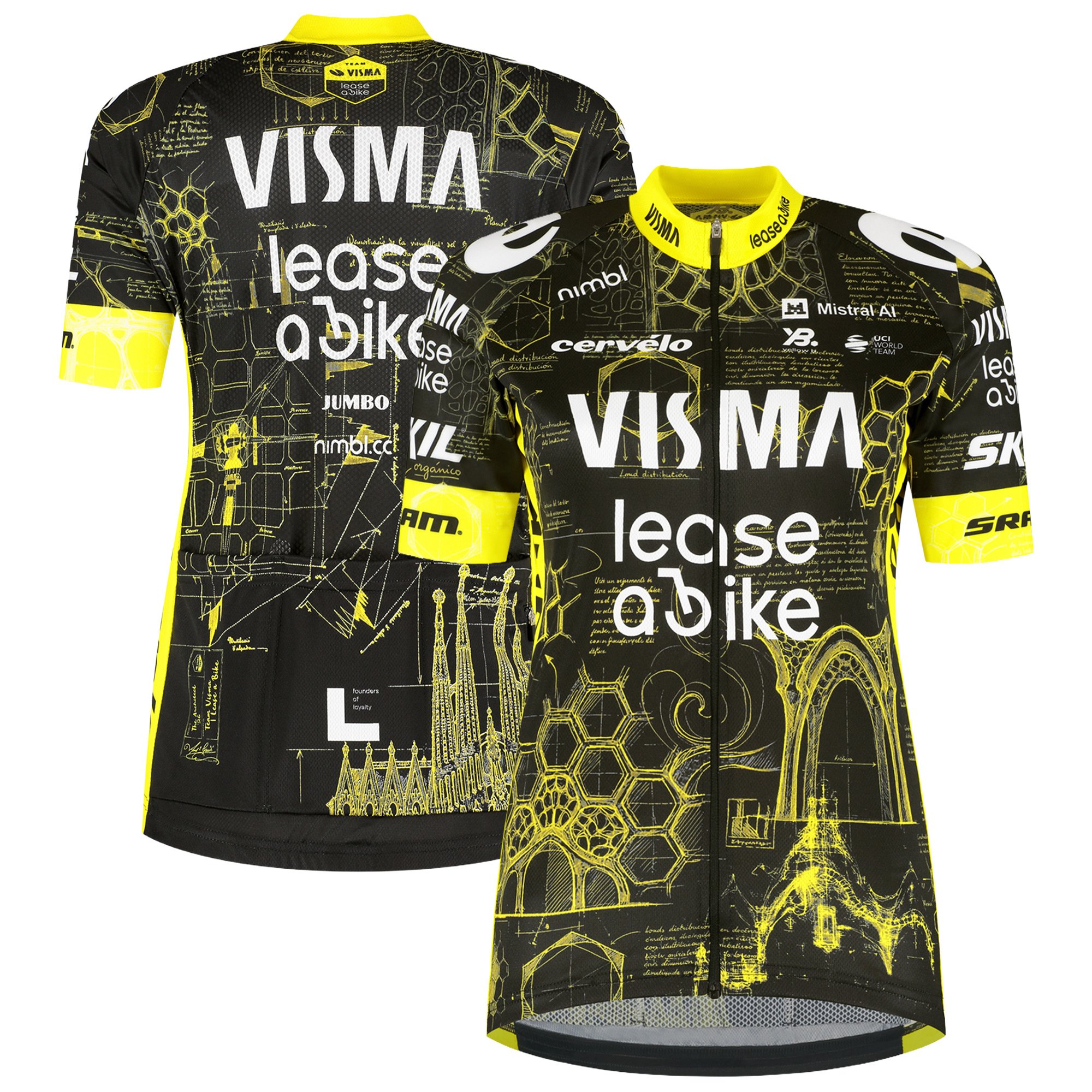 Maglia replica del Tour de France 2026 del Team Lease A Bike - Donna