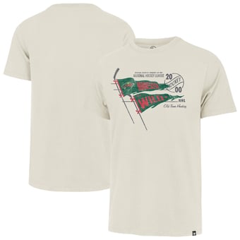 Men's '47  Cream Minnesota Wild Journeyman Franklin T-Shirt