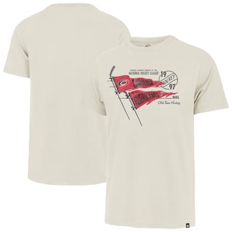 Men's '47  Cream Carolina Hurricanes Journeyman Franklin T-Shirt