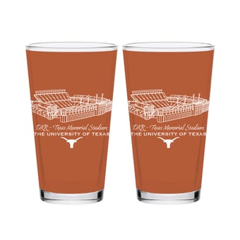 Indigo Falls  Texas Longhorns Core Stadium Pint Glass 2-Pack