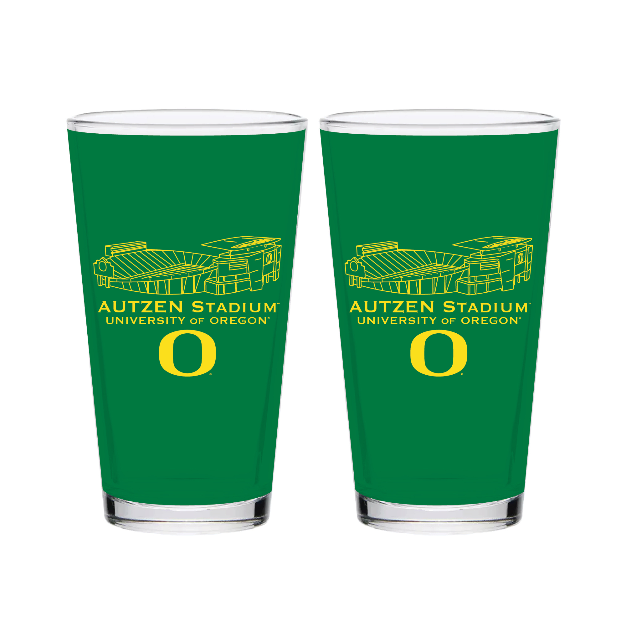 Indigo Falls  Oklahoma Sooners Core Stadium Pint Glass 2-Pack