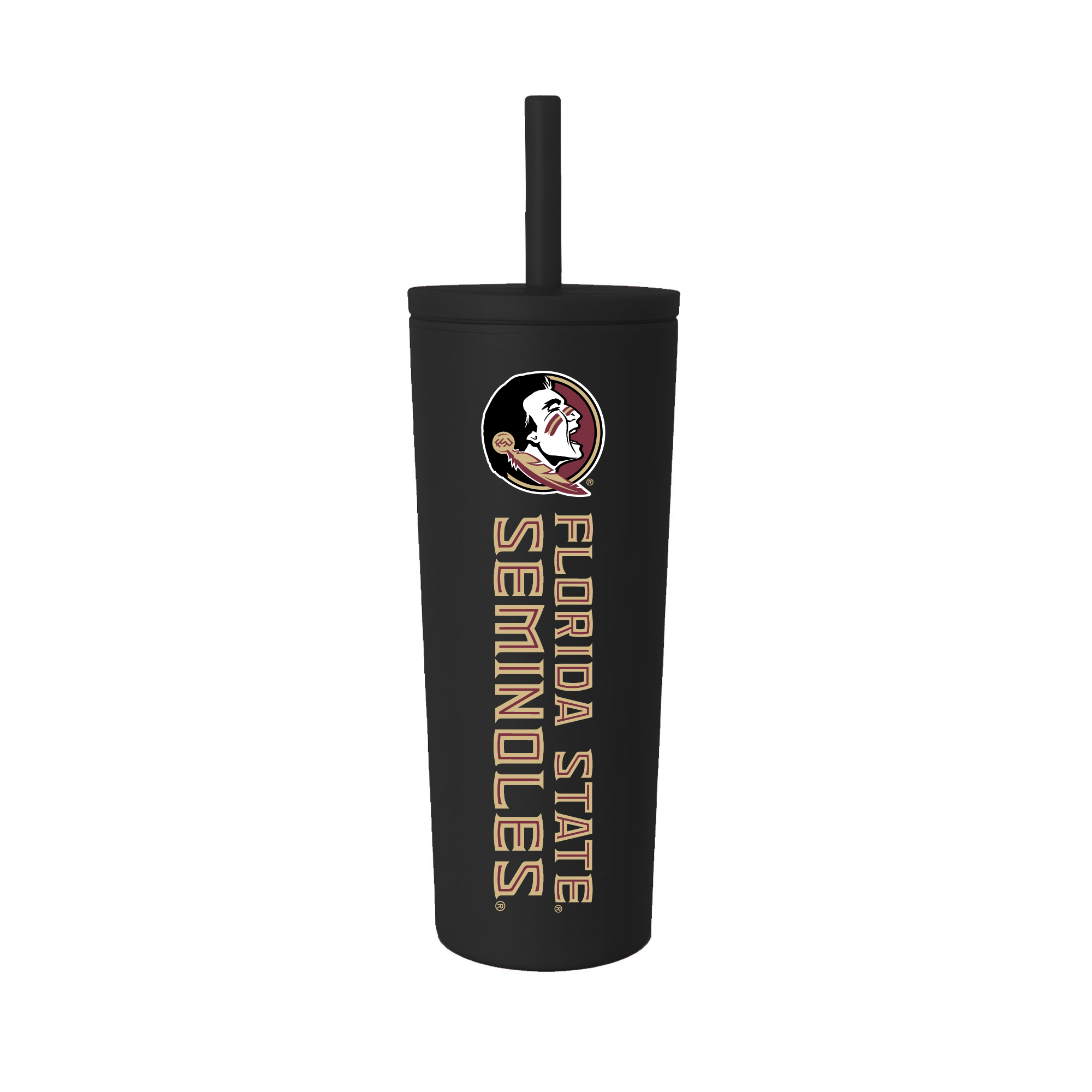 Florida State Seminoles 24oz. No Spill Straw Tumbler