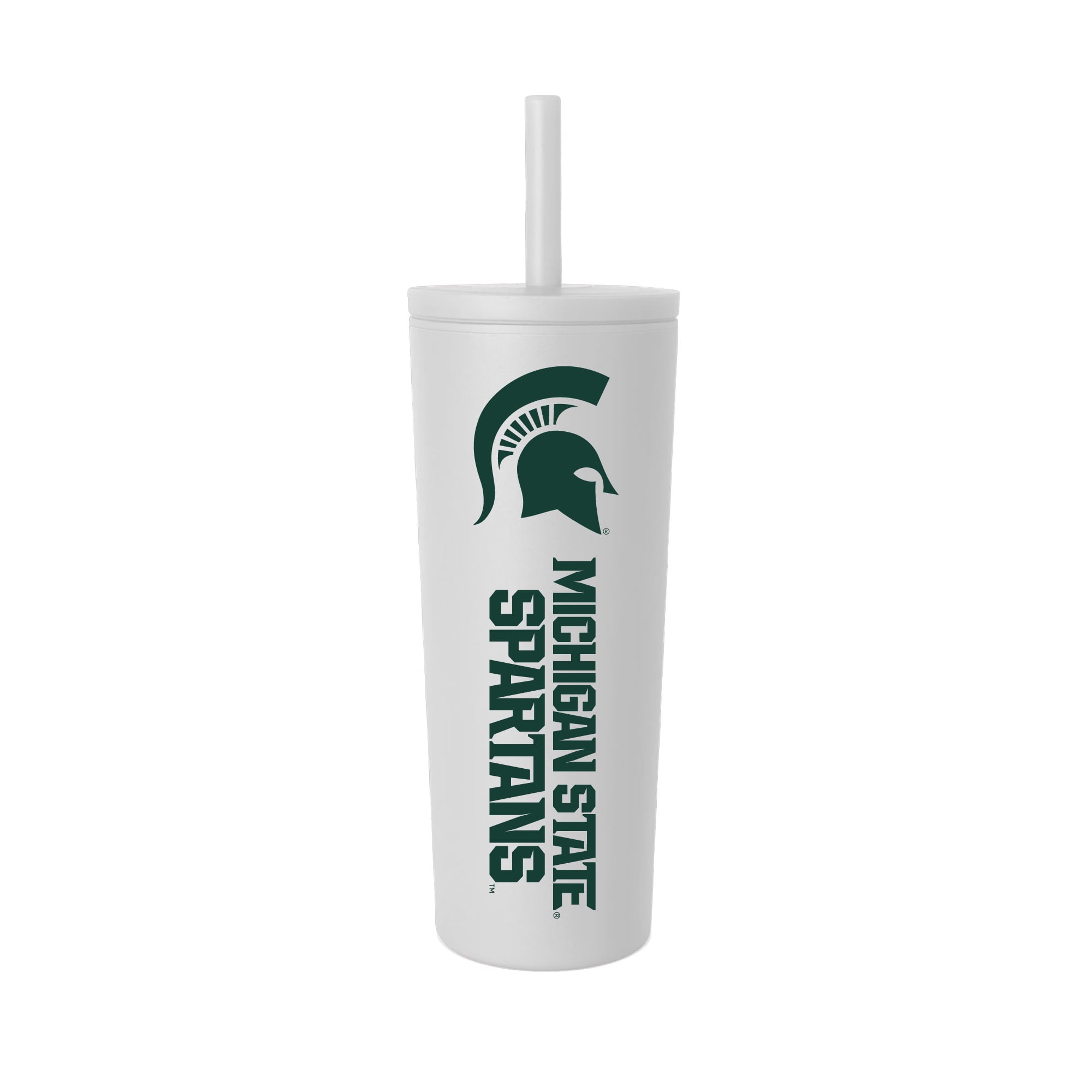 Michigan State Spartans 24oz. No Spill Straw Tumbler