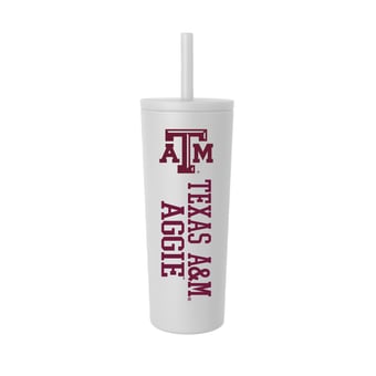 Texas A&M Aggies 24oz. No Spill Straw Tumbler
