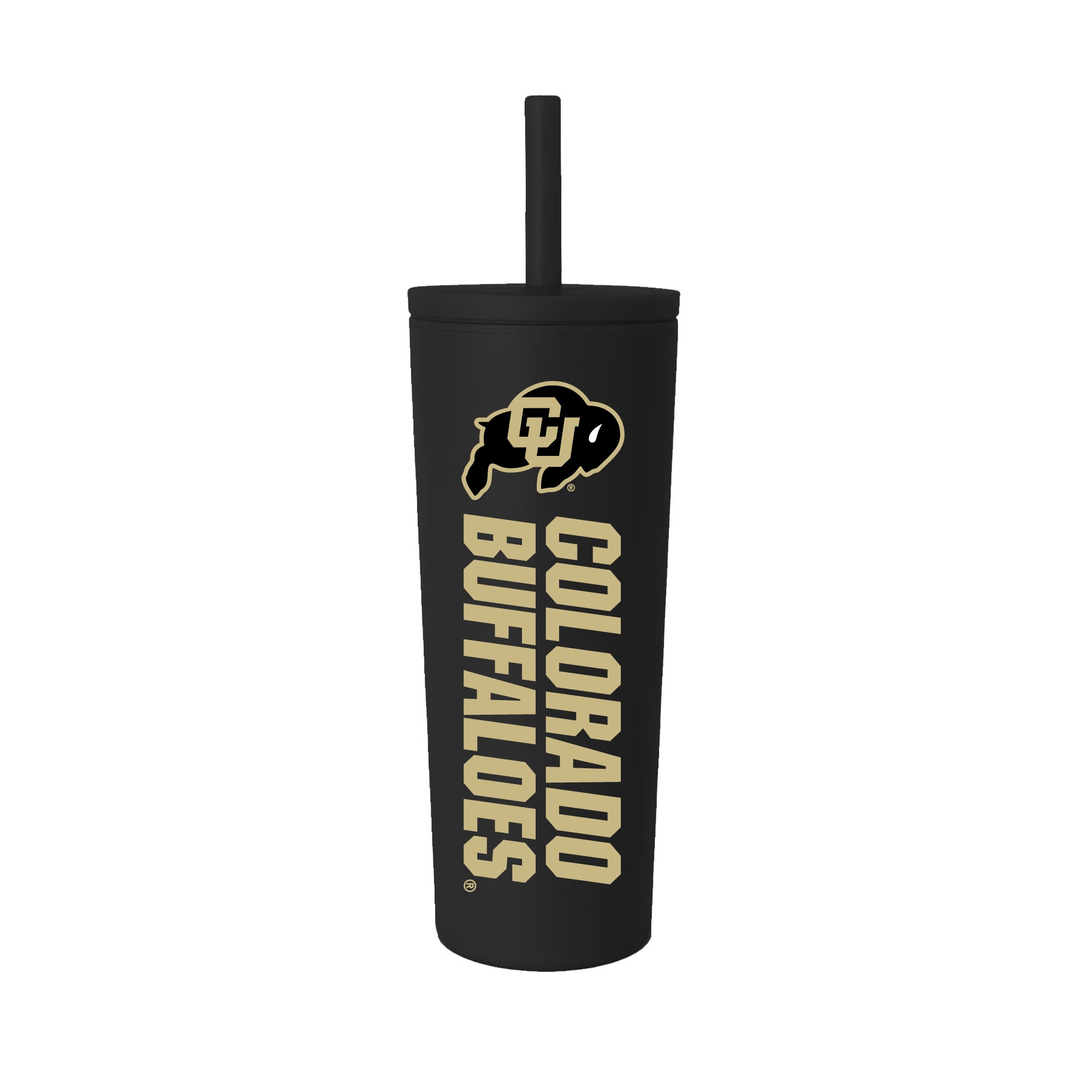 Colorado Buffaloes 24oz. No Spill Straw Tumbler