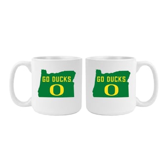 Oregon Ducks 20oz. My State 2-Pack Mug Set