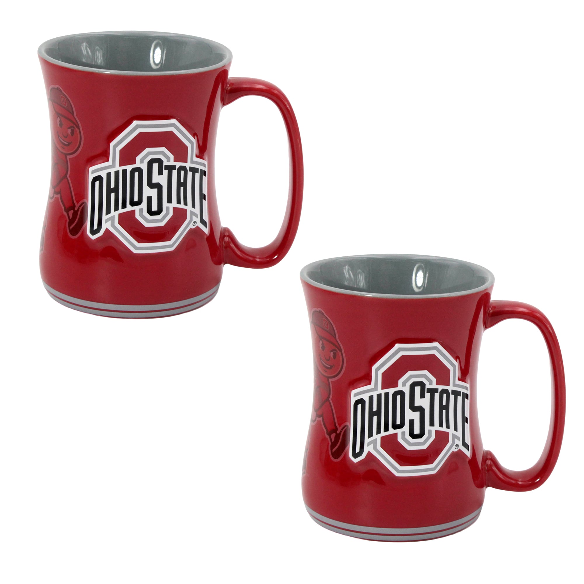 Indigo Falls  Ohio State Buckeyes Core Barista Mug Set of 2