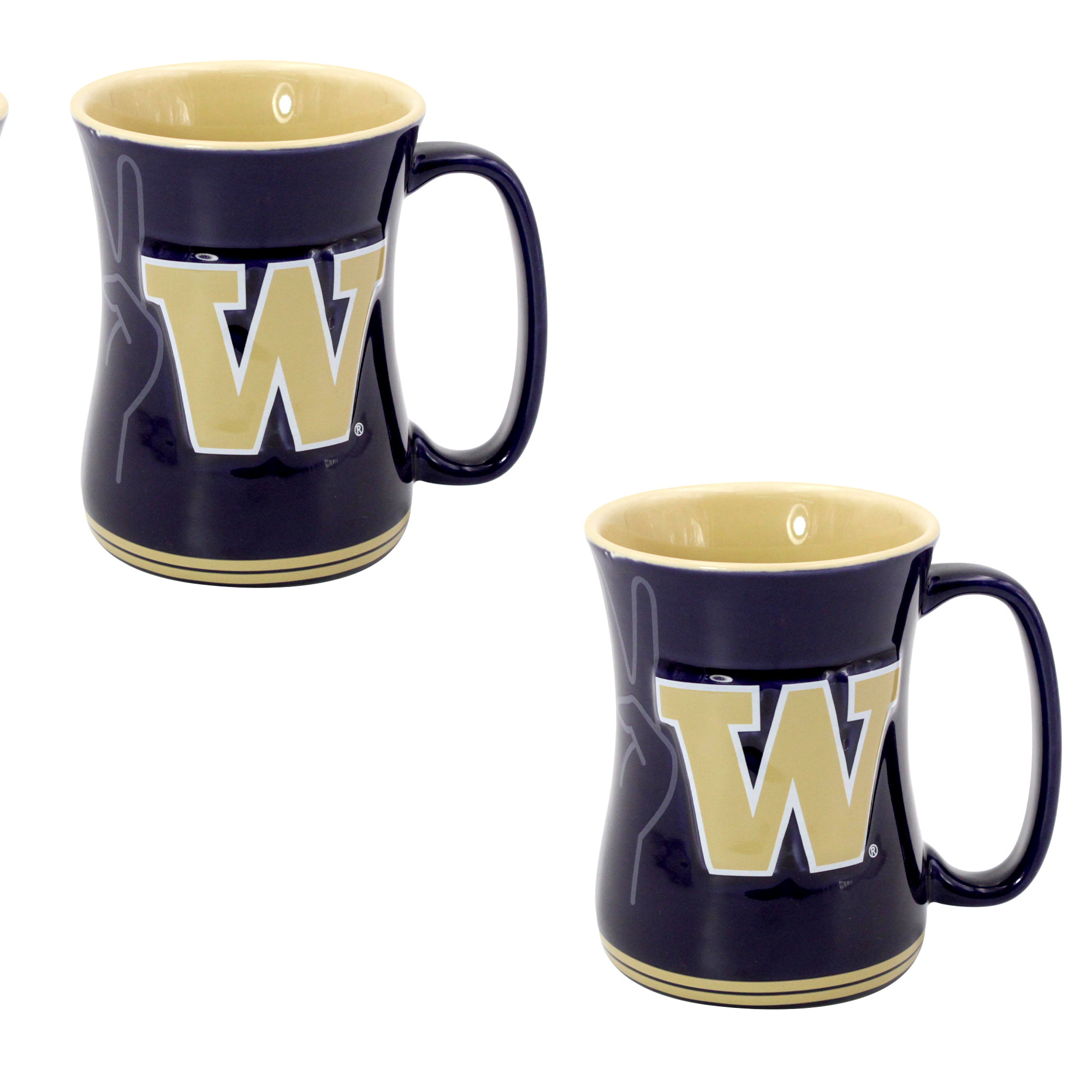 Indigo Falls  Washington Huskies Core Barista Mug Set of 2