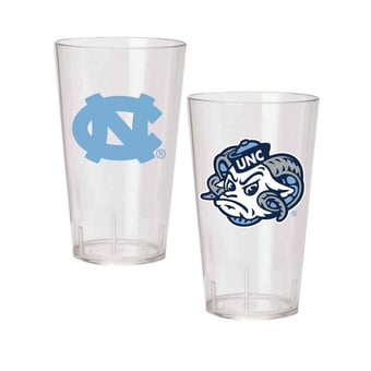 North Carolina Tar Heels 24oz. Two-Pack Tritan Tumbler Set