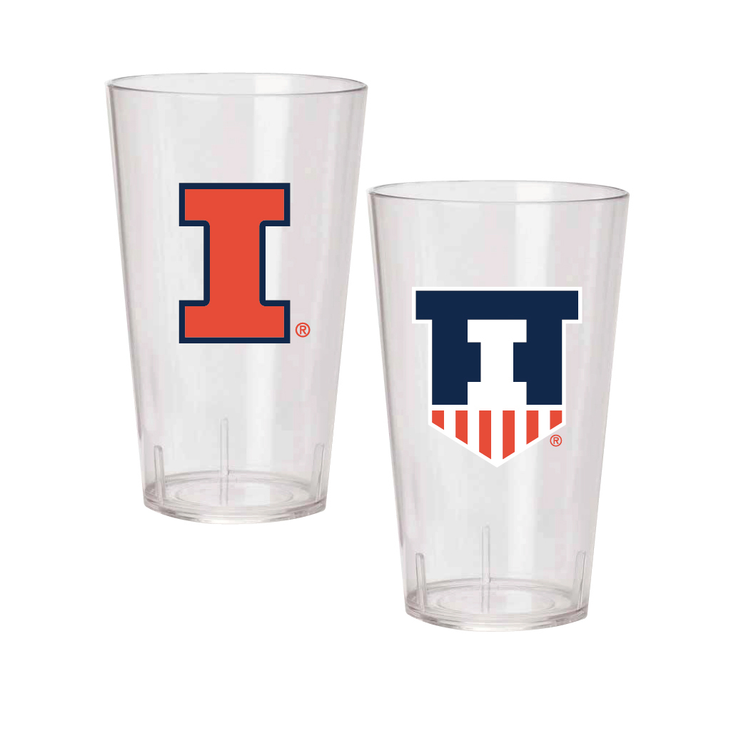 Illinois Fighting Illini 24oz. Two-Pack Tritan Tumbler Set Illinois Fighting Illini 24oz. Two-Pack Tritan Tumbler Set
