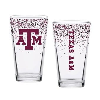 Indigo Falls Texas A&M Aggies Confetti Pints - Set of 2
