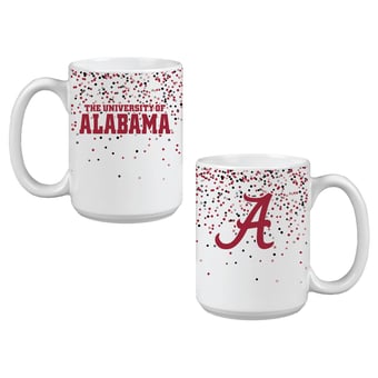 Indigo Falls Alabama Crimson Tide Confetti Mug - Set of 2