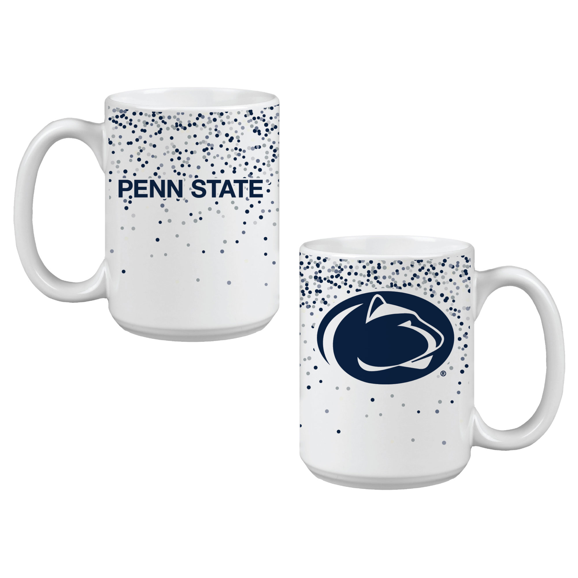 Indigo Falls Penn State Nittany Lions Confetti Mug - Set of 2