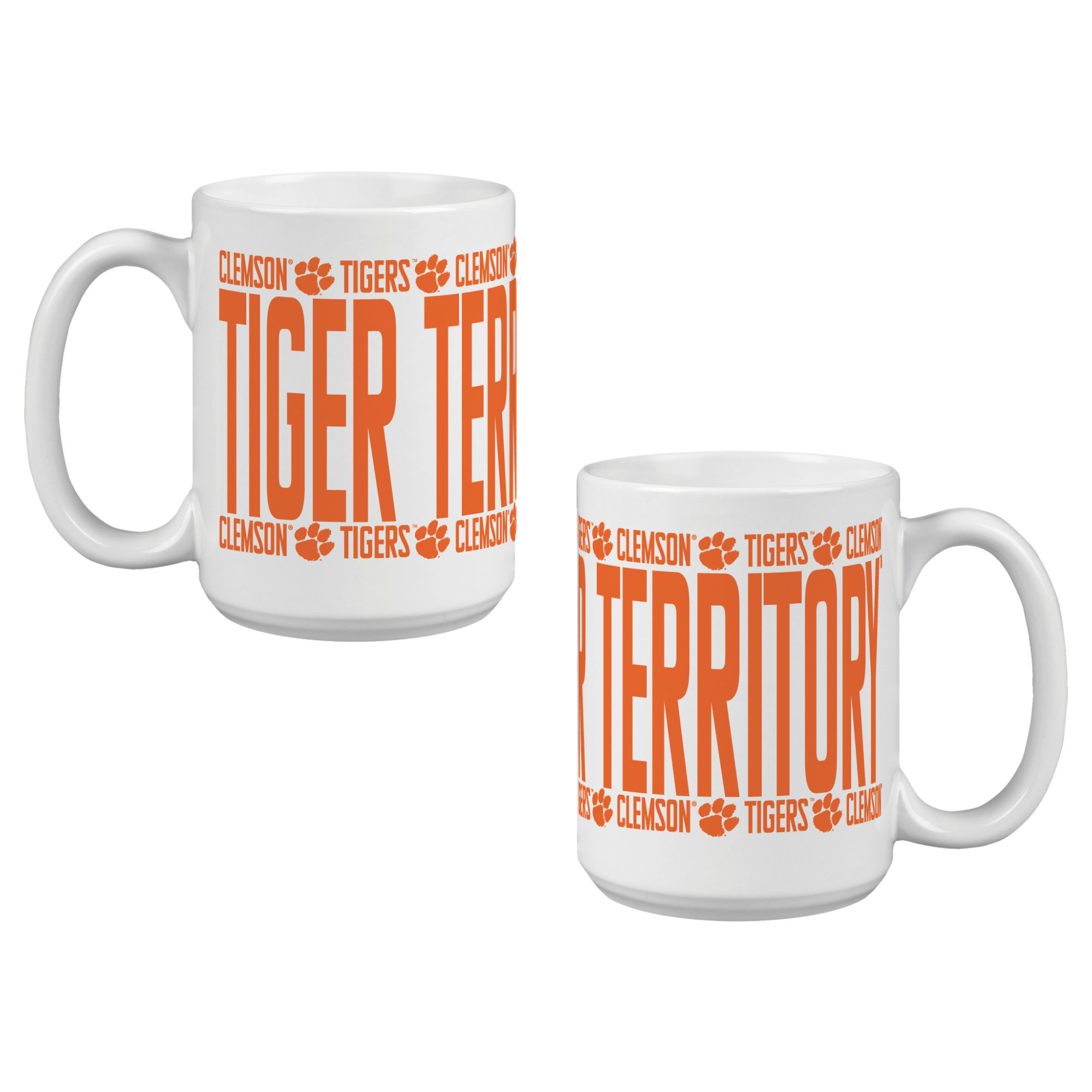 Indigo Falls Clemson Tigers Elevated Mug - Set of 2