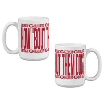 Indigo Falls Georgia Bulldogs Elevated Mug - Set of 2