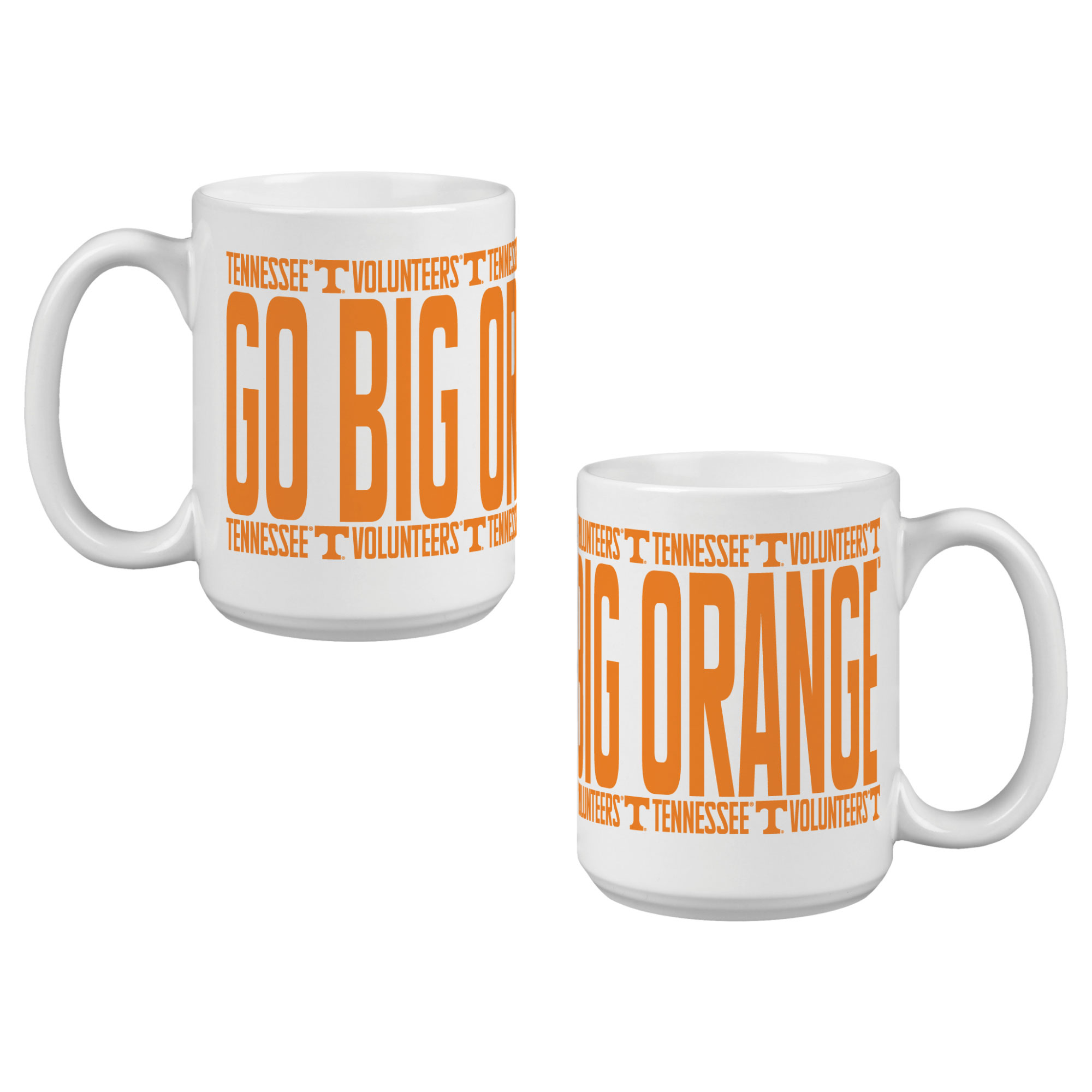 Indigo Falls Tennessee Volunteers Elevated Mug - Set of 2