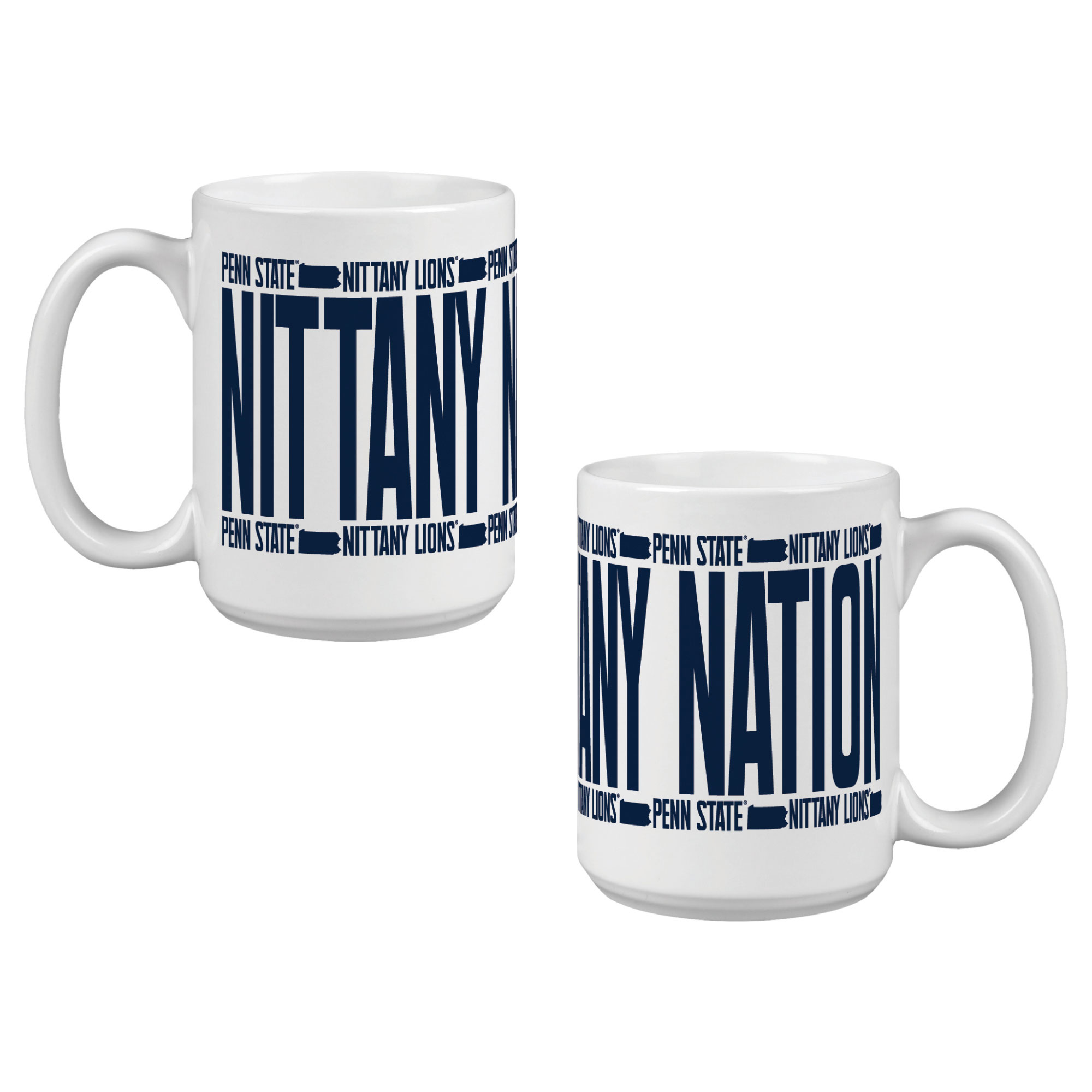 Indigo Falls Penn State Nittany Lions Elevated Mug - Set of 2