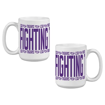 Indigo Falls LSU Tigers Elevated Mug - Set of 2